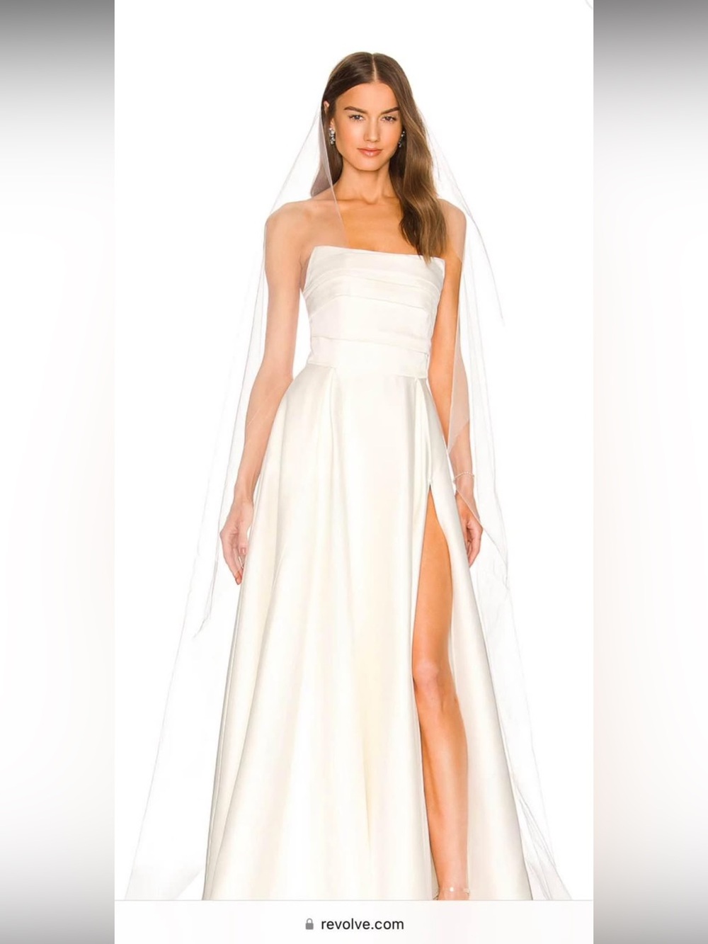 REVOLVE Heidi Sau Lee Strapless Bridal Gown in Ivory